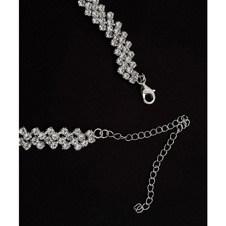 キラキラ ラインストーンネックレス 人気 | SUNSHINE CLOSET | 詳細画像12 