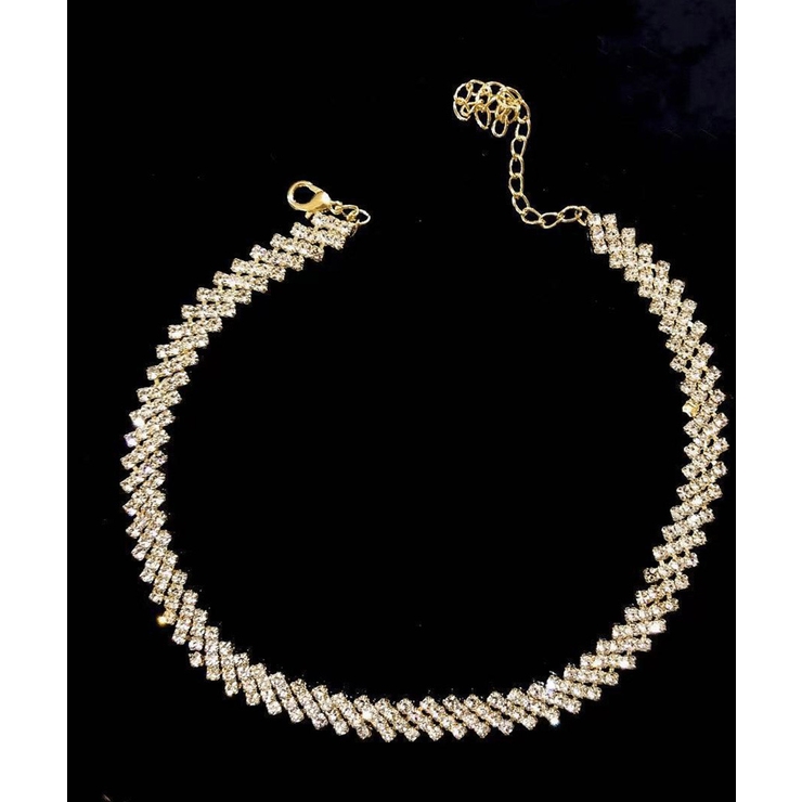 キラキラ ラインストーンネックレス 人気 | SUNSHINE CLOSET | 詳細画像6 