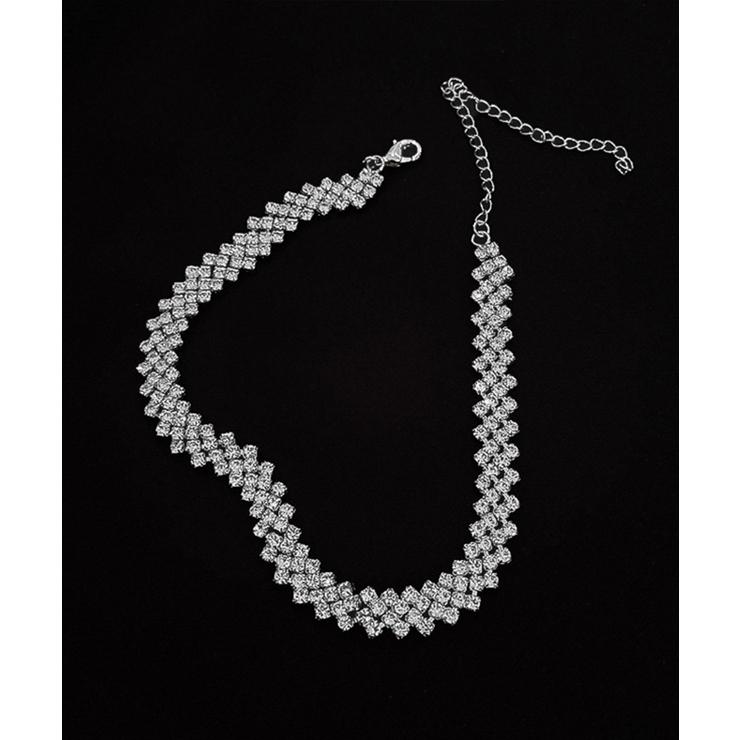 キラキラ ラインストーンネックレス 人気 | SUNSHINE CLOSET | 詳細画像8 