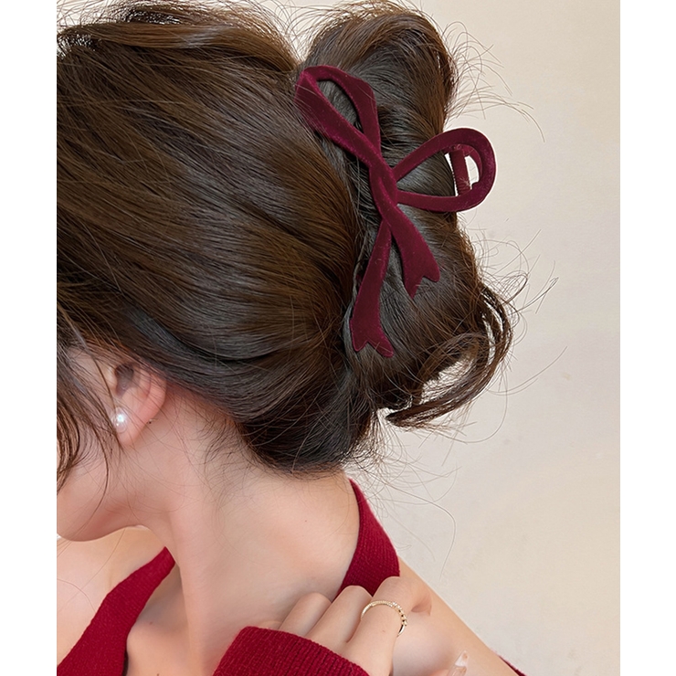 ツイストリボンヘアクリップ 韓国風髪留め | SUNSHINE CLOSET | 詳細画像3 