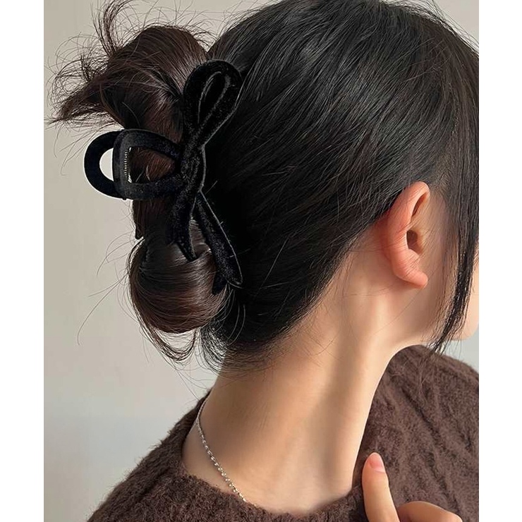 ツイストリボンヘアクリップ 韓国風髪留め | SUNSHINE CLOSET | 詳細画像6 