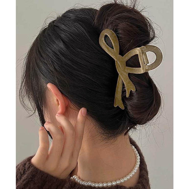 ツイストリボンヘアクリップ 韓国風髪留め | SUNSHINE CLOSET | 詳細画像8 