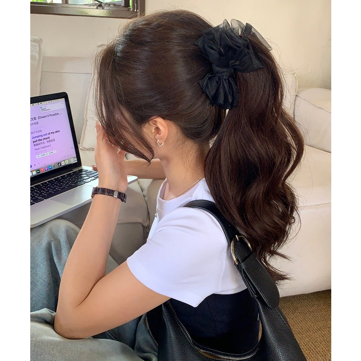 レディースヘアアクセサリー 髪飾りギンガムチェック ガーリーまとめ髪 | SUNSHINE CLOSET | 詳細画像12 
