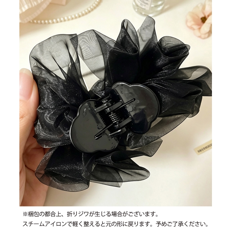 レディースヘアアクセサリー 髪飾りギンガムチェック ガーリーまとめ髪 | SUNSHINE CLOSET | 詳細画像17 