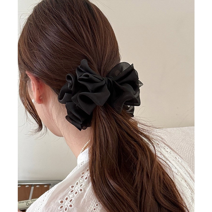 レディースヘアアクセサリー 髪飾りギンガムチェック ガーリーまとめ髪 | SUNSHINE CLOSET | 詳細画像5 