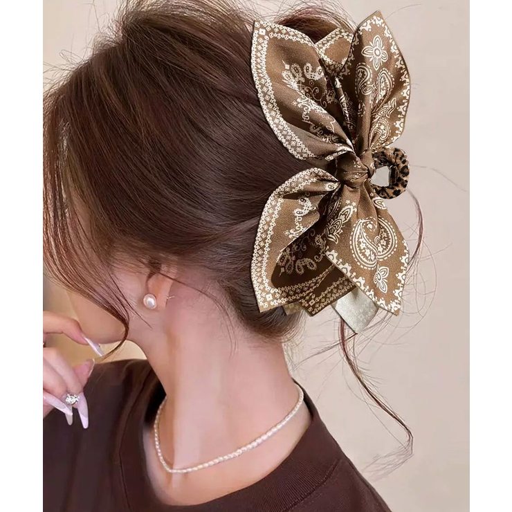韓国風大きめ髪飾りリボンヘアクリップ 華やかヘアアクセサリー 大人可愛いヘアアレ… | SUNSHINE CLOSET | 詳細画像12 