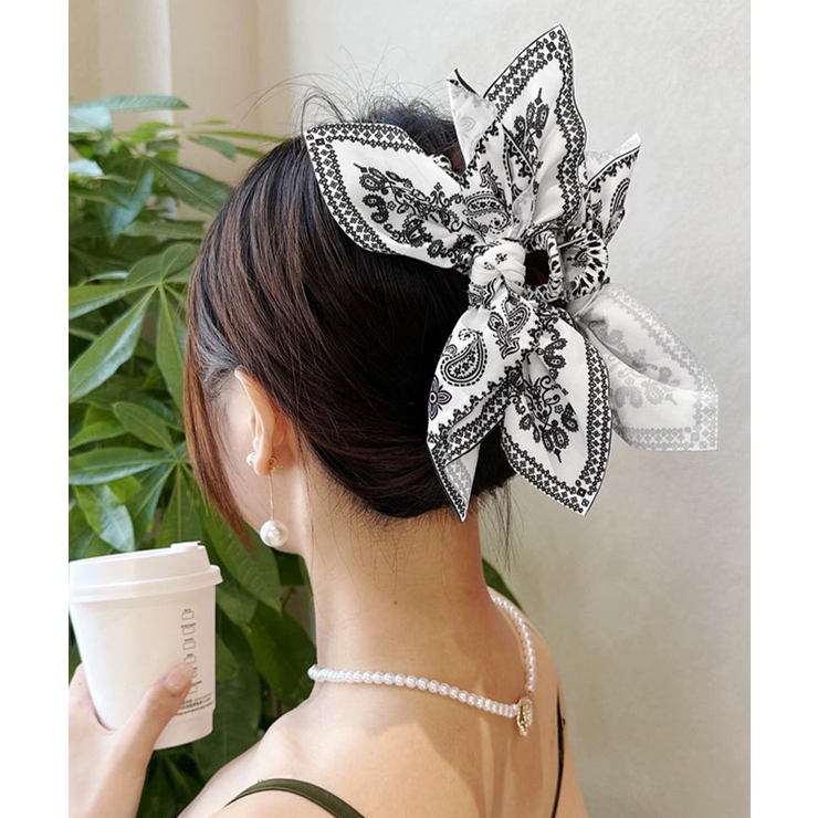 韓国風大きめ髪飾りリボンヘアクリップ 華やかヘアアクセサリー 大人可愛いヘアアレ… | SUNSHINE CLOSET | 詳細画像5 