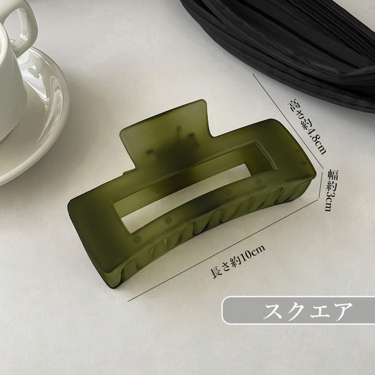 ヘアクリップ大きめアクリルバンスクリップ | SUNSHINE CLOSET | 詳細画像3 