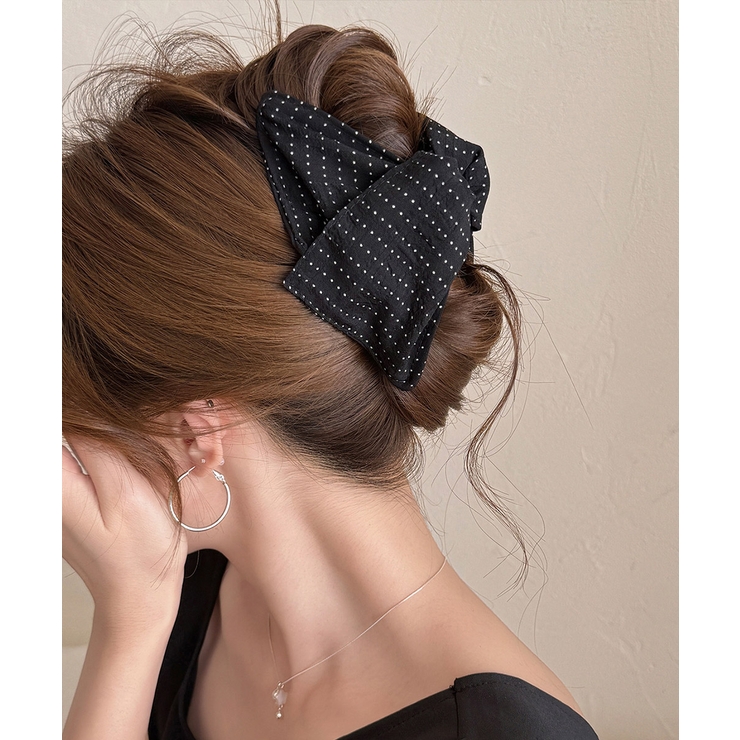 ヘアクリップ大きめアクリルバンスクリップ | SUNSHINE CLOSET | 詳細画像1 