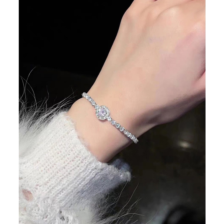 ラインストーンブレスレット韓国風バングル | SUNSHINE CLOSET | 詳細画像4 