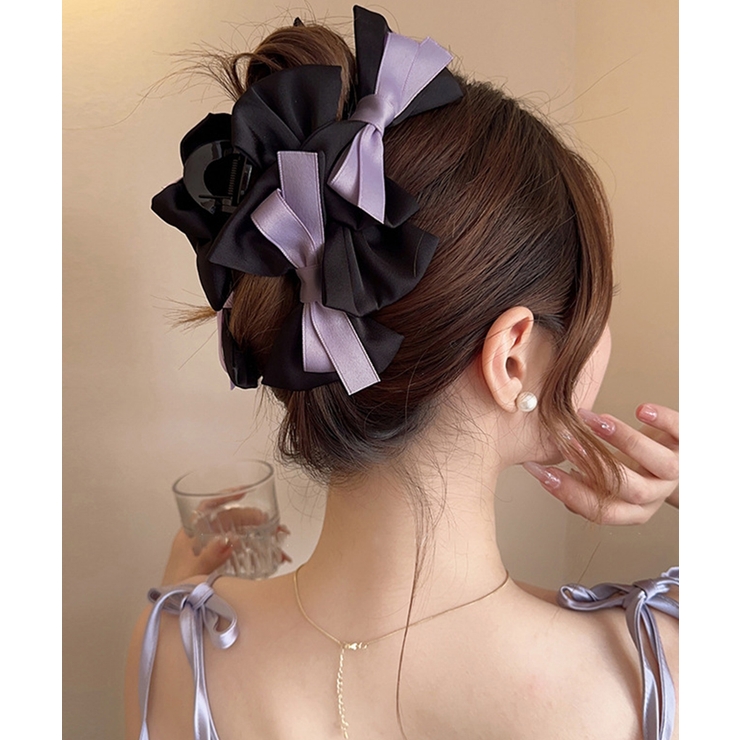 レディース ビッグリボンヘアアクセサリー フェミニン | SUNSHINE CLOSET | 詳細画像1 