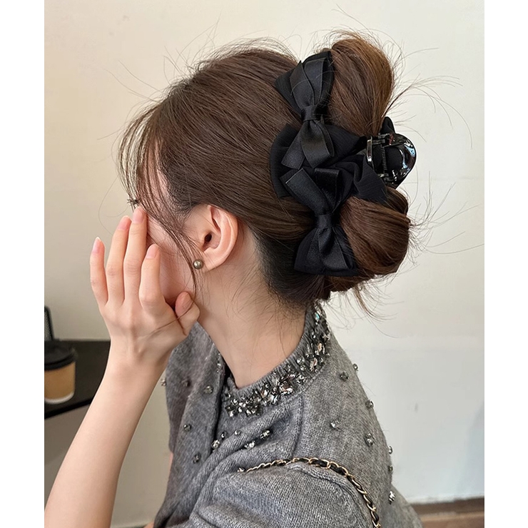 レディース ビッグリボンヘアアクセサリー フェミニン | SUNSHINE CLOSET | 詳細画像3 