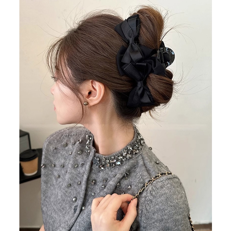 レディース ビッグリボンヘアアクセサリー フェミニン | SUNSHINE CLOSET | 詳細画像4 