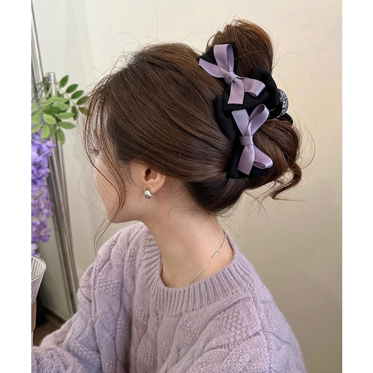レディース ビッグリボンヘアアクセサリー フェミニン | SUNSHINE CLOSET | 詳細画像6 
