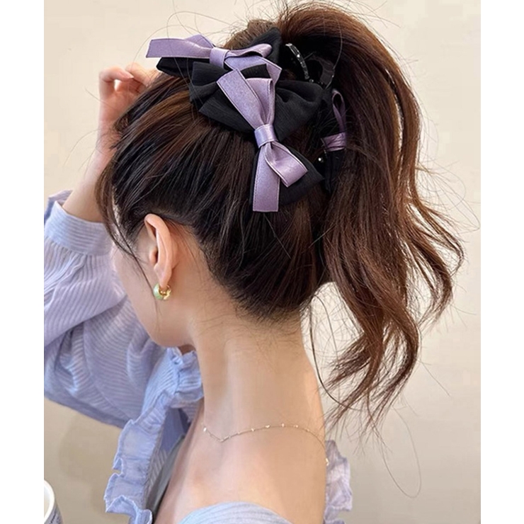 レディース ビッグリボンヘアアクセサリー フェミニン | SUNSHINE CLOSET | 詳細画像7 