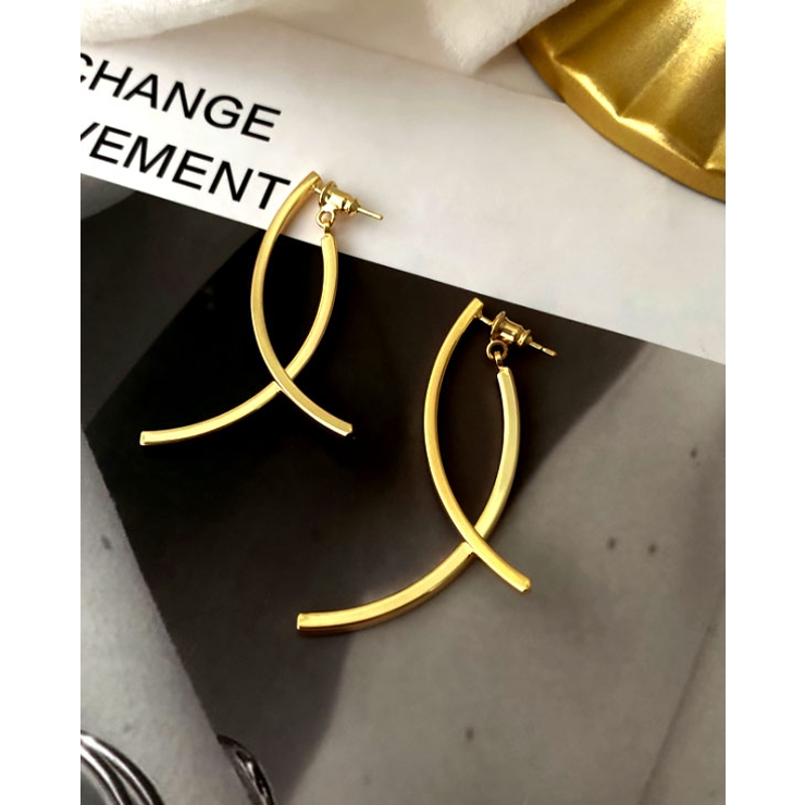 クロスライン ピアス レディース | SUNSHINE CLOSET | 詳細画像6 
