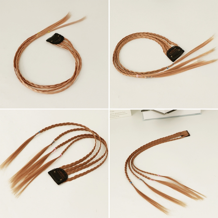 エクステ 三つ編み派手ワンタッチエクステ[品番：AGCW0004180