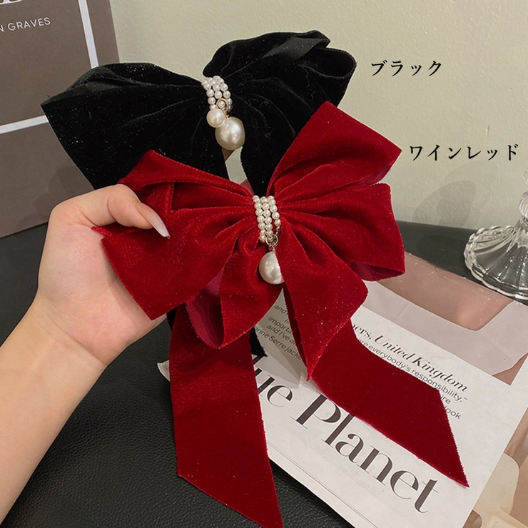 ビッグリボンバレッタ韓国ヘアアクセサリー | SUNSHINE CLOSET | 詳細画像2 