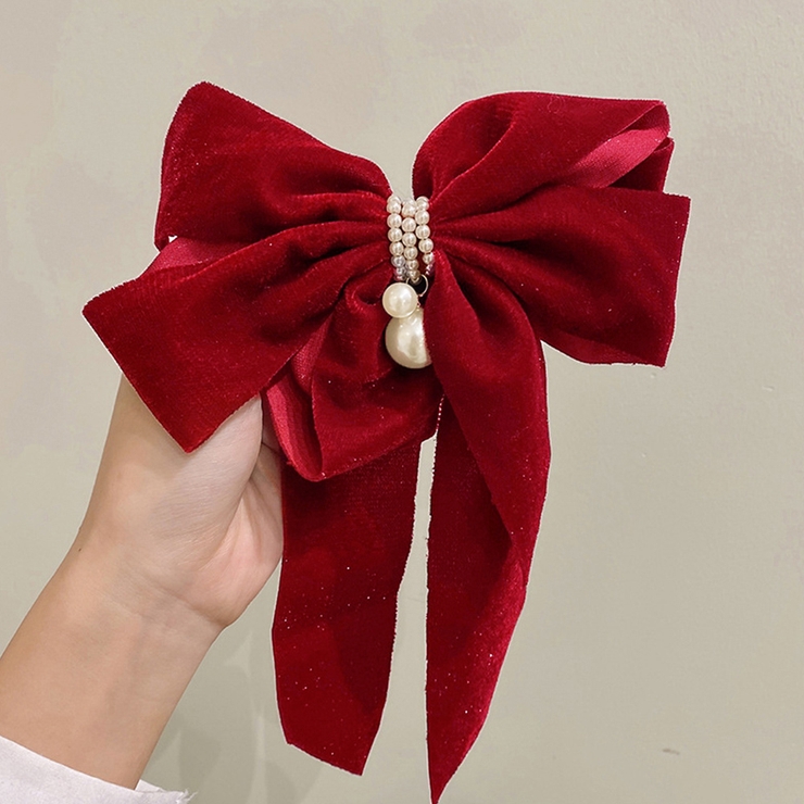 ビッグリボンバレッタ韓国ヘアアクセサリー | SUNSHINE CLOSET | 詳細画像9 