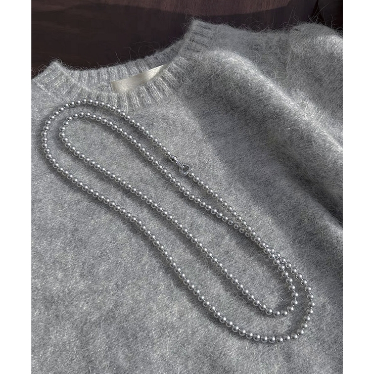 フェイクパールネックレスロングネックレス | SUNSHINE CLOSET | 詳細画像15 