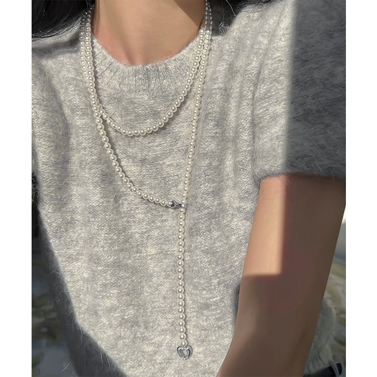フェイクパールネックレスロングネックレス | SUNSHINE CLOSET | 詳細画像6 