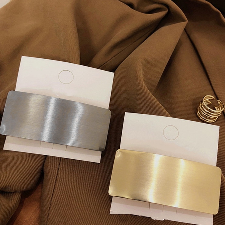 メタルバレッタ 大きめ ヘアクリップ韓国 | SUNSHINE CLOSET | 詳細画像11 