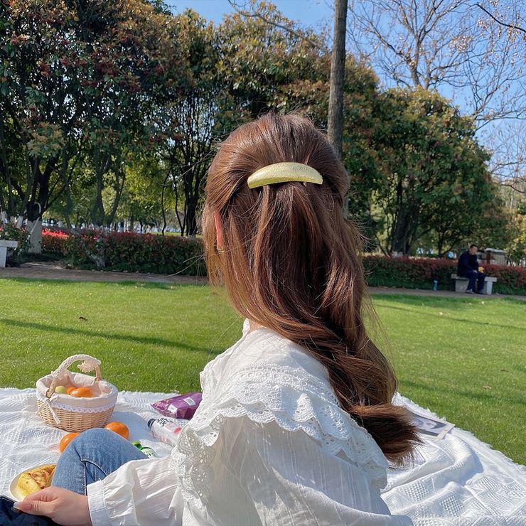 メタルバレッタ ヘアクリップ 韓国髪飾り | SUNSHINE CLOSET | 詳細画像10 