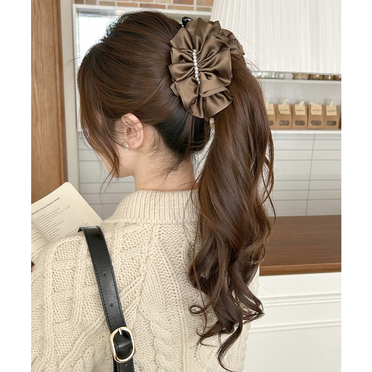 しっかり留まる大きめ髪留め 韓国風ヘアアクセサリー大人可愛い おしゃれハーフアッ… | SUNSHINE CLOSET | 詳細画像12 