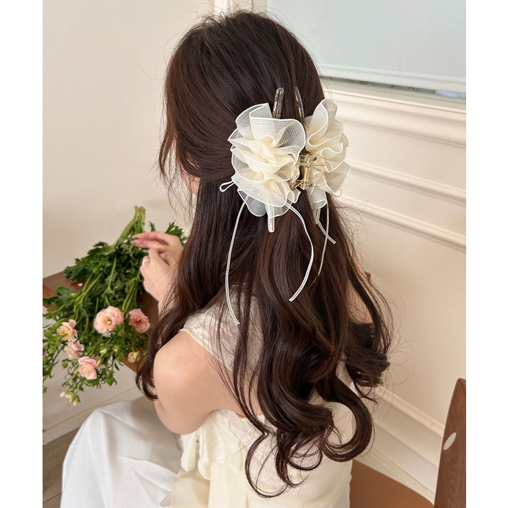 バンスクリップ大きめ ビッグヘアクリップ ボリュームヘアアクセサリー | SUNSHINE CLOSET | 詳細画像13 