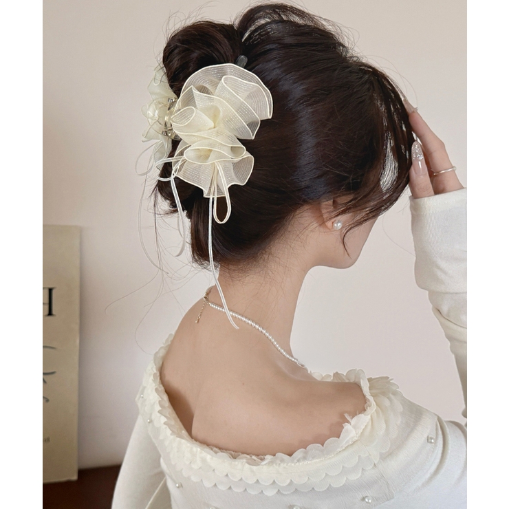 バンスクリップ大きめ ビッグヘアクリップ ボリュームヘアアクセサリー | SUNSHINE CLOSET | 詳細画像17 