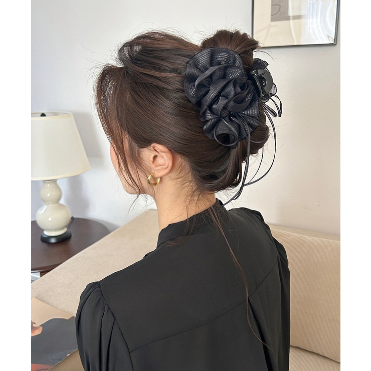 バンスクリップ大きめ ビッグヘアクリップ ボリュームヘアアクセサリー | SUNSHINE CLOSET | 詳細画像7 