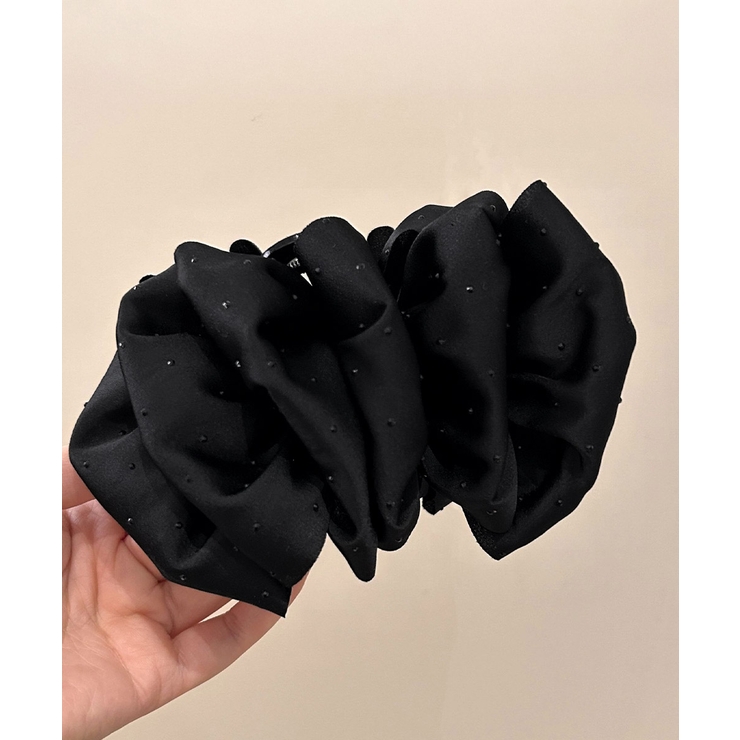 韓国風上品華やかボリュームシュシュ風ヘアクリップ 大人っぽいフリル黒髪飾り キラ… | SUNSHINE CLOSET | 詳細画像13 