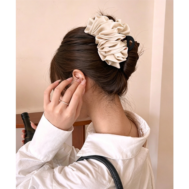 大人可愛い 大きめヘアクリップ 小顔見え | SUNSHINE CLOSET | 詳細画像10 