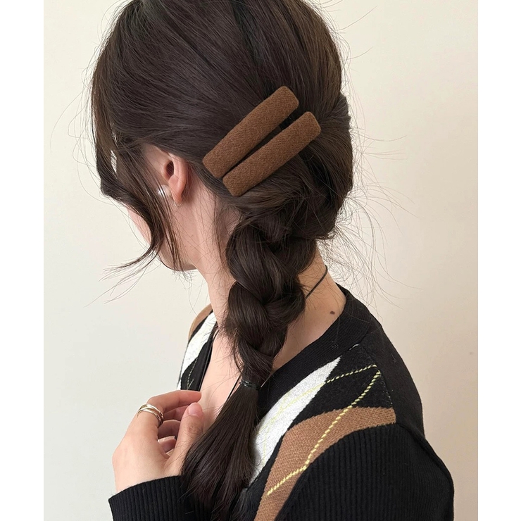 ウール調ヘアクリップ2点セットスリーピン | SUNSHINE CLOSET | 詳細画像12 