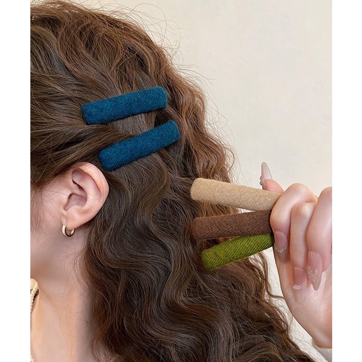 ウール調ヘアクリップ2点セットスリーピン | SUNSHINE CLOSET | 詳細画像4 