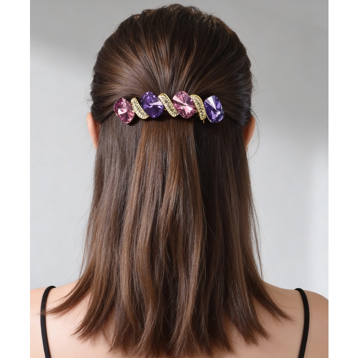 ラインストーンバレッタ 上品ヘアクリップ | SUNSHINE CLOSET | 詳細画像2 