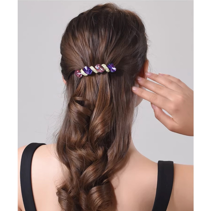 ラインストーンバレッタ 上品ヘアクリップ | SUNSHINE CLOSET | 詳細画像3 
