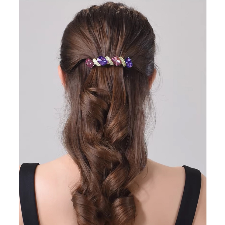 ラインストーンバレッタ 上品ヘアクリップ | SUNSHINE CLOSET | 詳細画像4 