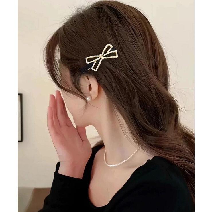 ヘアクリップ2個組リボンワニクリップミニ | SUNSHINE CLOSET | 詳細画像5 