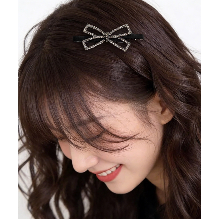 ヘアクリップ2個組リボンワニクリップミニ | SUNSHINE CLOSET | 詳細画像8 