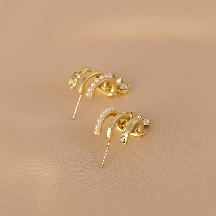 3連ピアス レディースフープピアス韓国[品番：AGCW0003536  