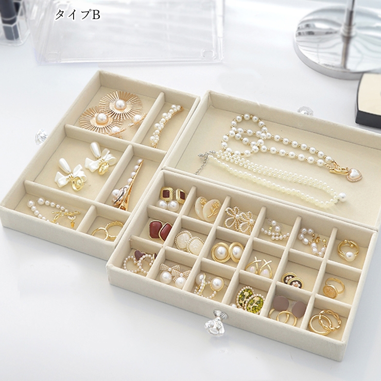 3段引き出しジュエリー収納ボックス 防塵 | SUNSHINE CLOSET | 詳細画像20 