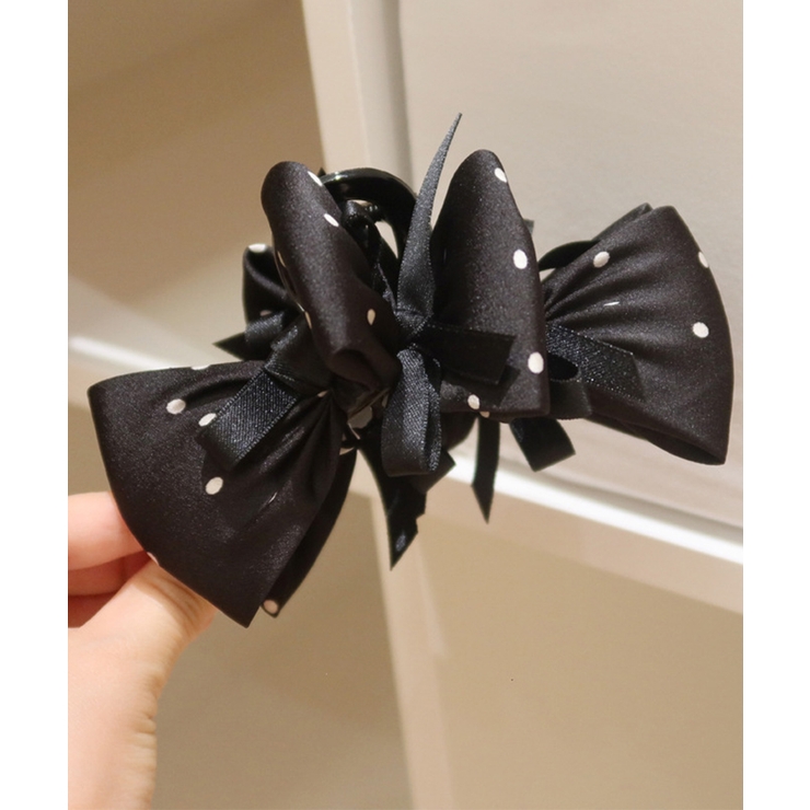 ヘアクリップドット柄リボンバンスクリップ | SUNSHINE CLOSET | 詳細画像10 