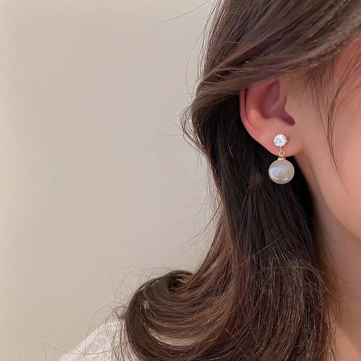 マーメイドパールピアス 韓国ハートピアス | SUNSHINE CLOSET | 詳細画像10 