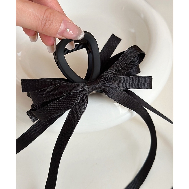 リボン バンスクリップ 上品ヘアクリップ | SUNSHINE CLOSET | 詳細画像10 