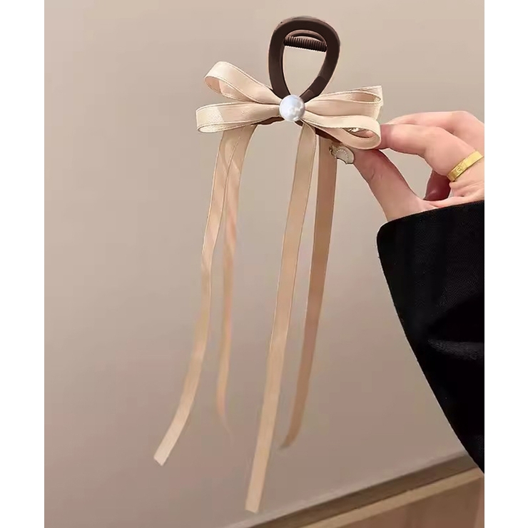 リボン バンスクリップ 上品ヘアクリップ | SUNSHINE CLOSET | 詳細画像7 