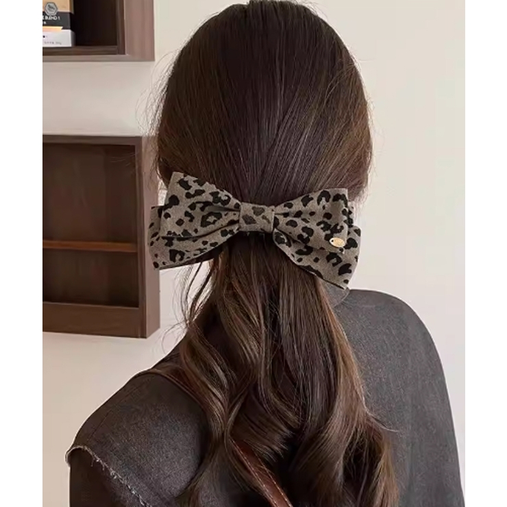 レオパード柄 ファブリックバナナクリップ | SUNSHINE CLOSET | 詳細画像2 