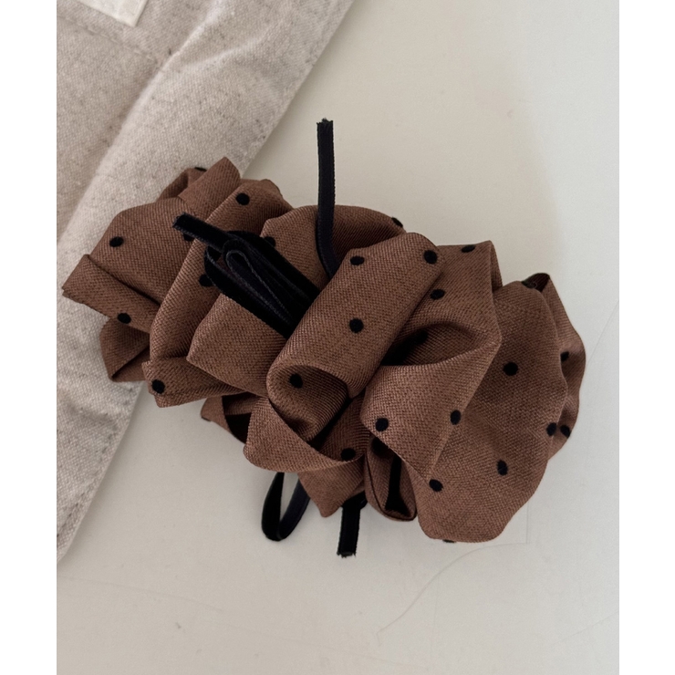 ドット柄 フリルリボン バナナクリップ | SUNSHINE CLOSET | 詳細画像7 