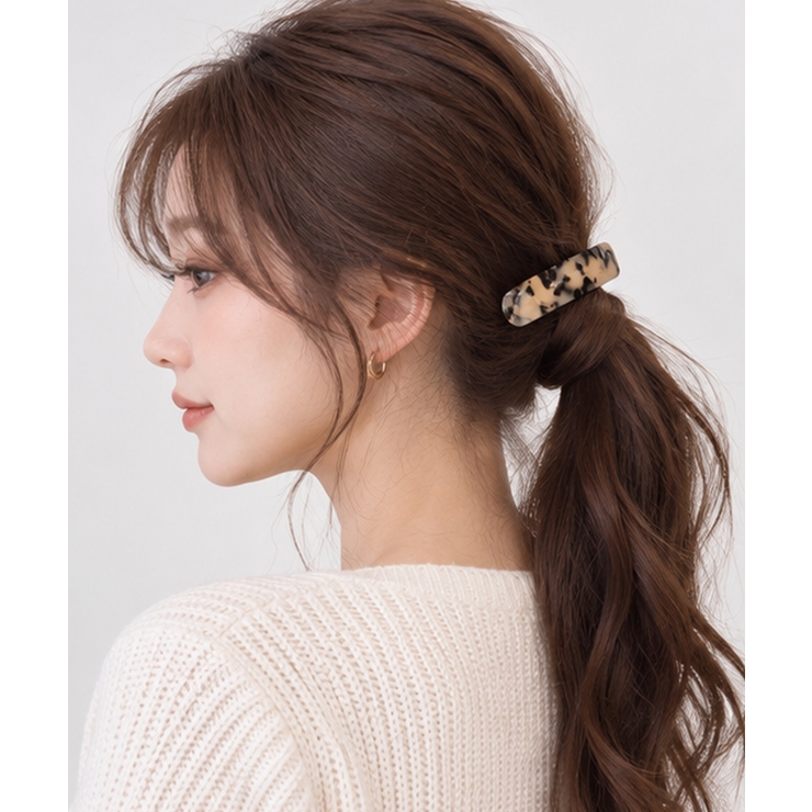 おしゃれ ヘアアクセサリー ニュアンスカラー[品番：AGCW0008901