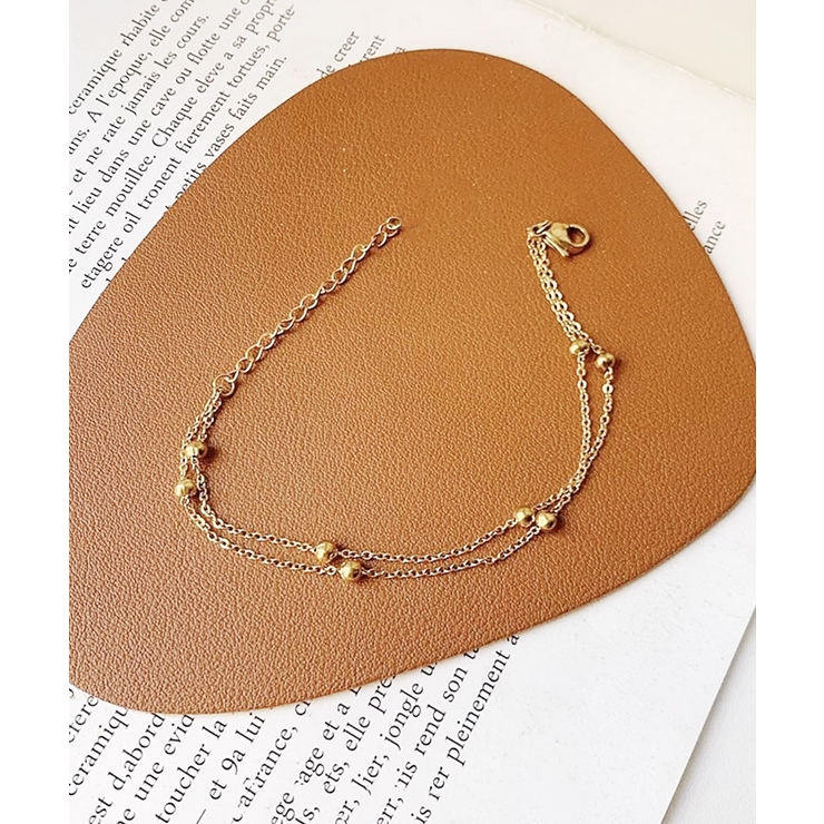 2連ブレスレット チェーン重ね付け腕飾り | SUNSHINE CLOSET | 詳細画像3 